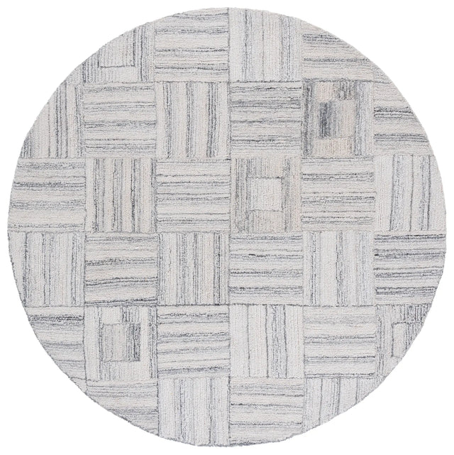 Safavieh Abstract 6'-0" x 6'-0" Rug in Grey