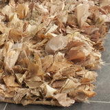 Safavieh Rio Shag 2'-3" x 11'-0" Rug in Natural / Multi