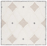 Safavieh Casablanca 6'-0" x 6'-0" Rug in Ivory / Brown