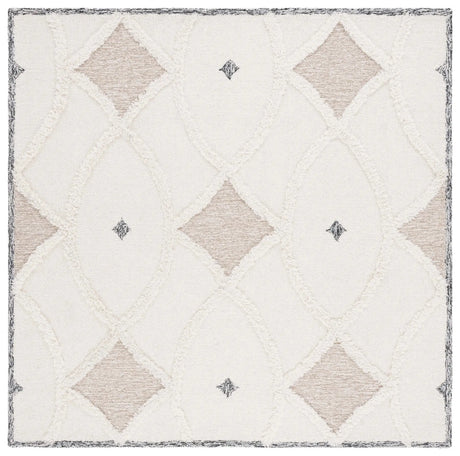 Safavieh Casablanca 6'-0" x 6'-0" Rug in Ivory / Brown
