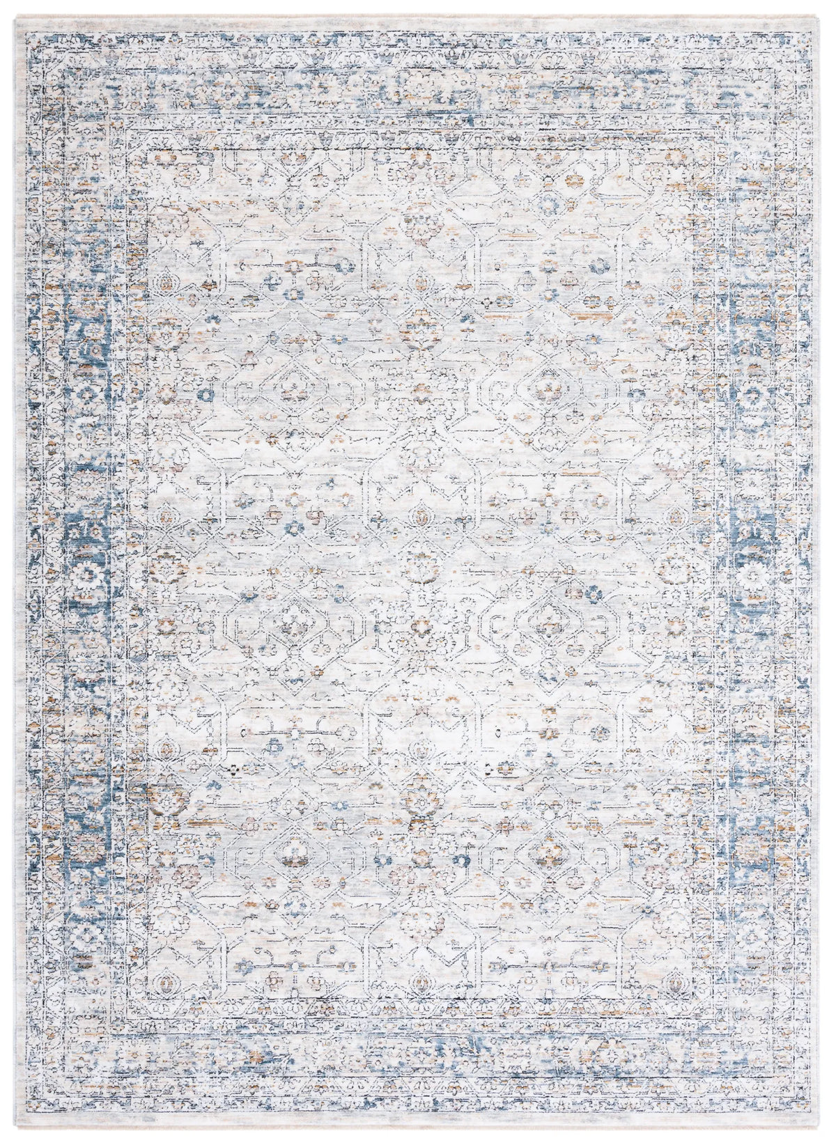 Safavieh Moondust 600 4'-0" x 6'-0" Rug in Grey / Blue