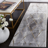 Safavieh Craft 2'-3" x 8'-0" Rug in Grey / Gold