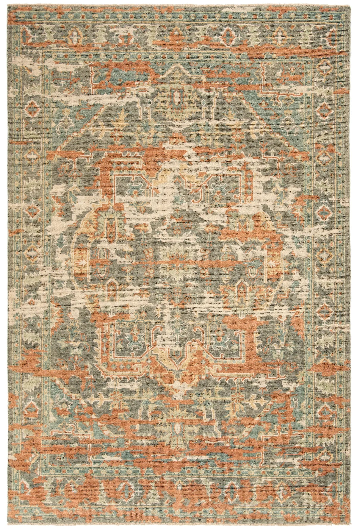 Safavieh Izmir 6'-0" x 9'-0" Rug in Rust / Taupe
