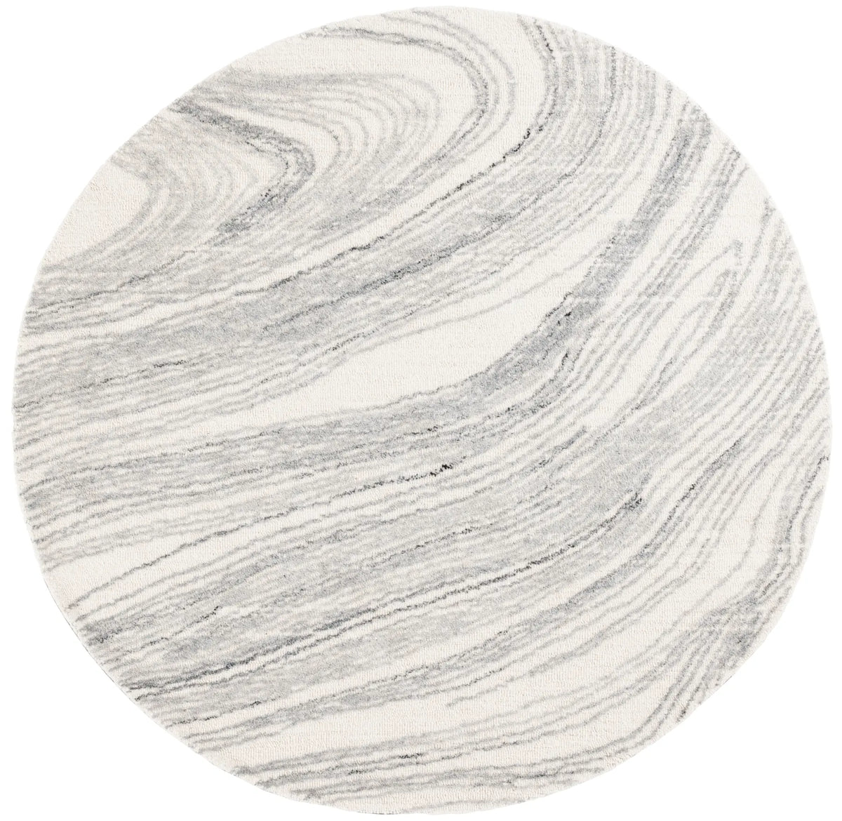 Safavieh Ebony 6'-0" x 6'-0" Rug in Ivory / Grey