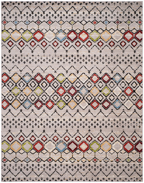 Safavieh Amsterdam 10'-0" x 14'-0" Rug in Light Grey / Multi
