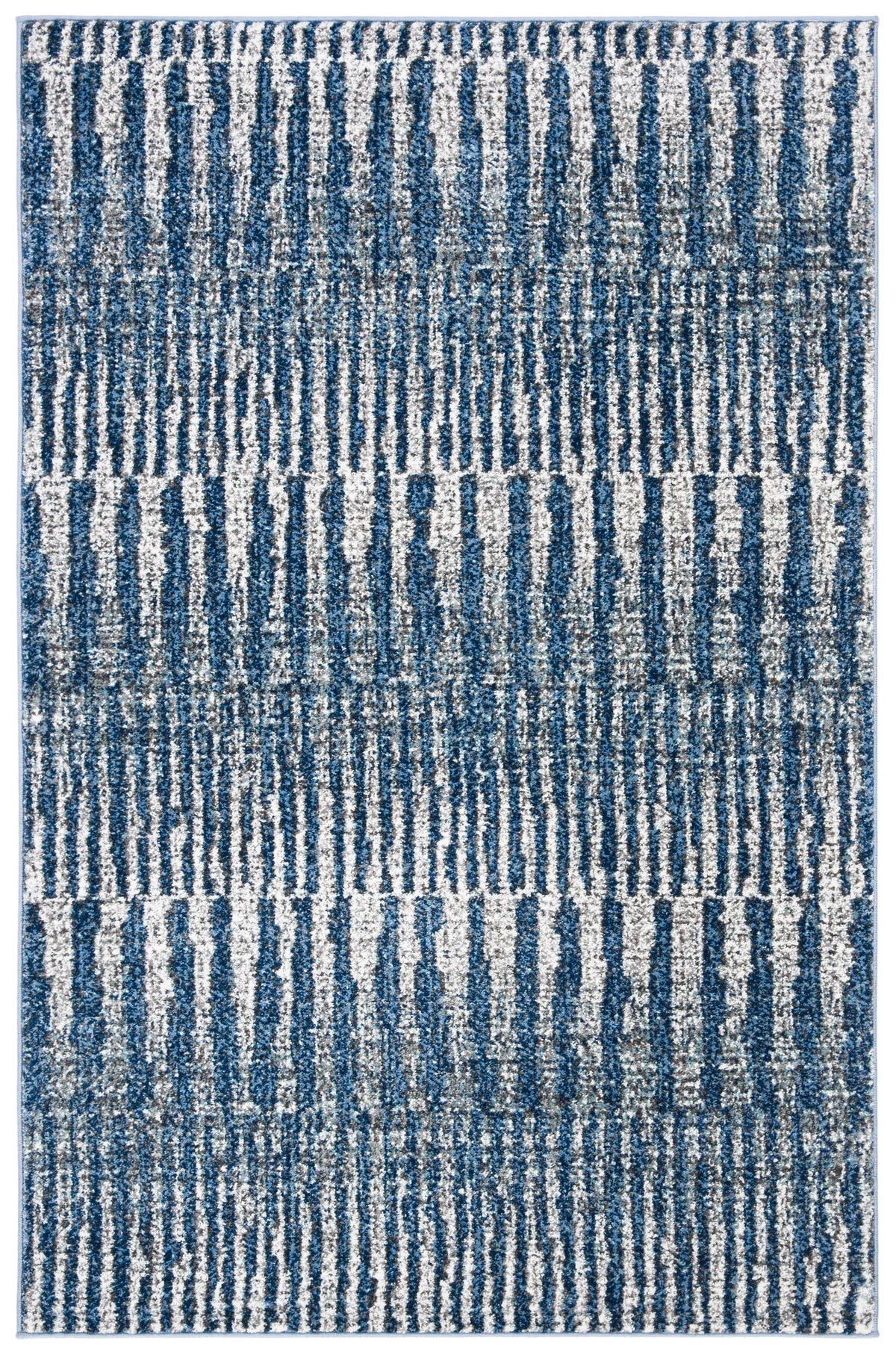 Safavieh Galaxy 4'-0" x 6'-0" Rug in Navy / Light Grey