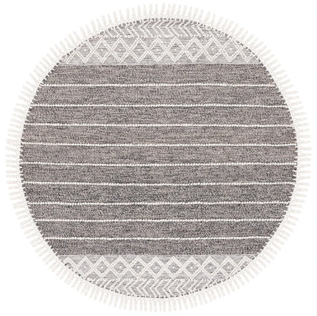 Safavieh Vermont 6'-0" x 6'-0" Rug in Black / Ivory