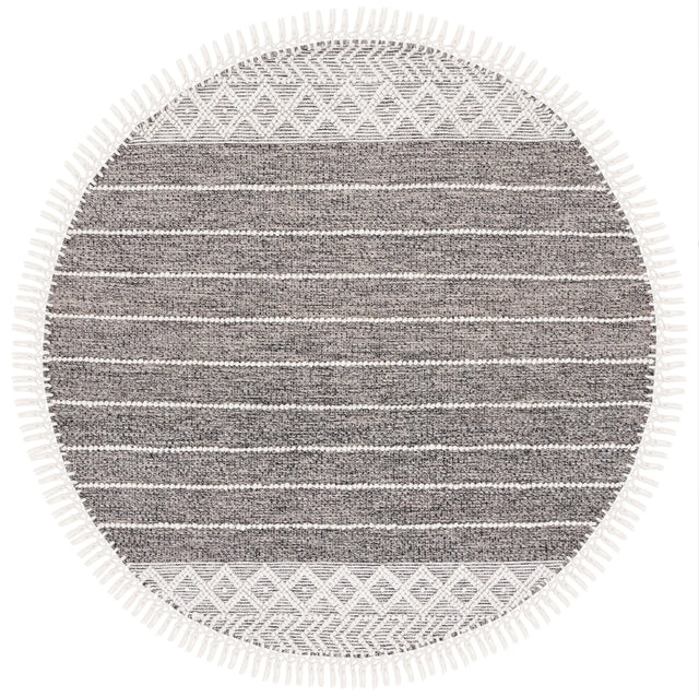 Safavieh Vermont 6'-0" x 6'-0" Rug in Black / Ivory