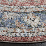 Safavieh Jasmine 5'-3" x 5'-3" Rug in Rust / Blue