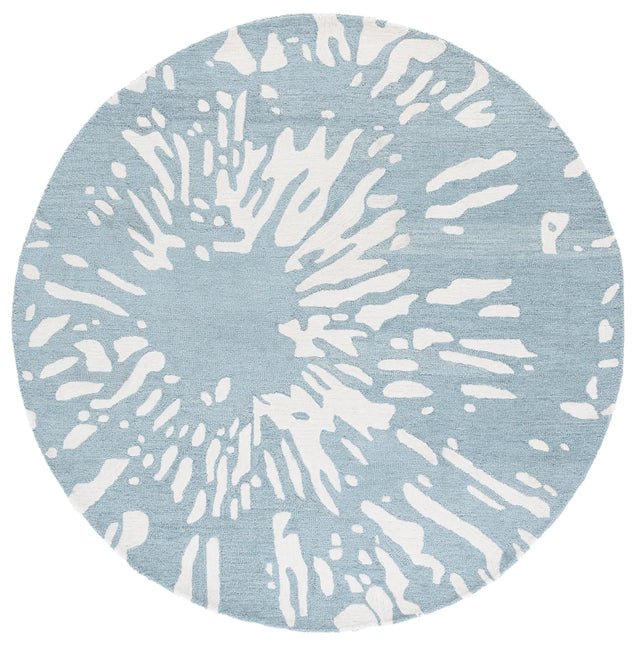 Safavieh Rodeo Drive 6'-0" x 6'-0" Rug in Ivory / Blue