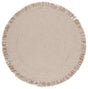 Safavieh Braided 5'-0" x 5'-0" Rug in Beige / Ivory