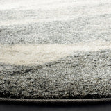 Safavieh Retro 5'-3" x 5'-3" Rug in Grey / Ivory