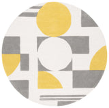 Safavieh Rodeo Drive 6'-0" x 6'-0" Rug in Grey / Gold