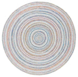 Safavieh Cape Cod 5'-0" x 5'-0" Rug in Grey / Pink