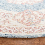 Safavieh Aubusson 6'-0" x 6'-0" Rug in Blue / Pink