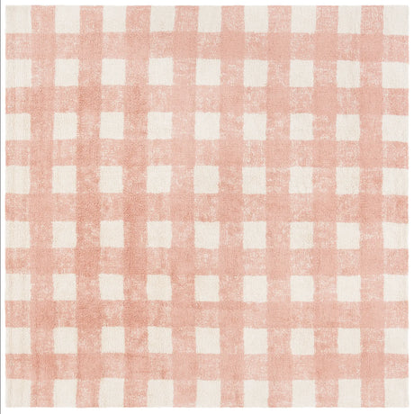 Safavieh Easy Care 6'-0" x 6'-0" Rug in Ivory / Rust