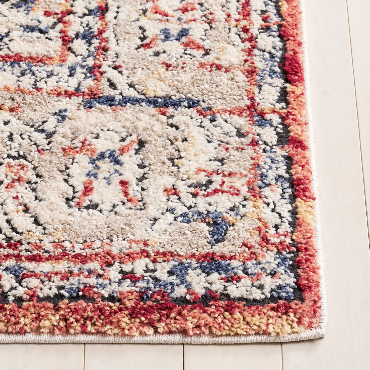 Safavieh Luna 4'-5" x 6'-5" Rug in Beige / Rust Blue
