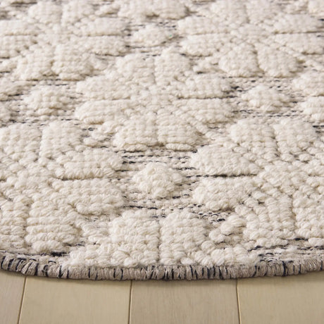 Safavieh Martha Stewart 6'-0" x 6'-0" Rug in Ivory / Grey