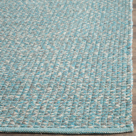 Safavieh Montauk 4'-0" x 6'-0" Rug in Turquoise / Multi