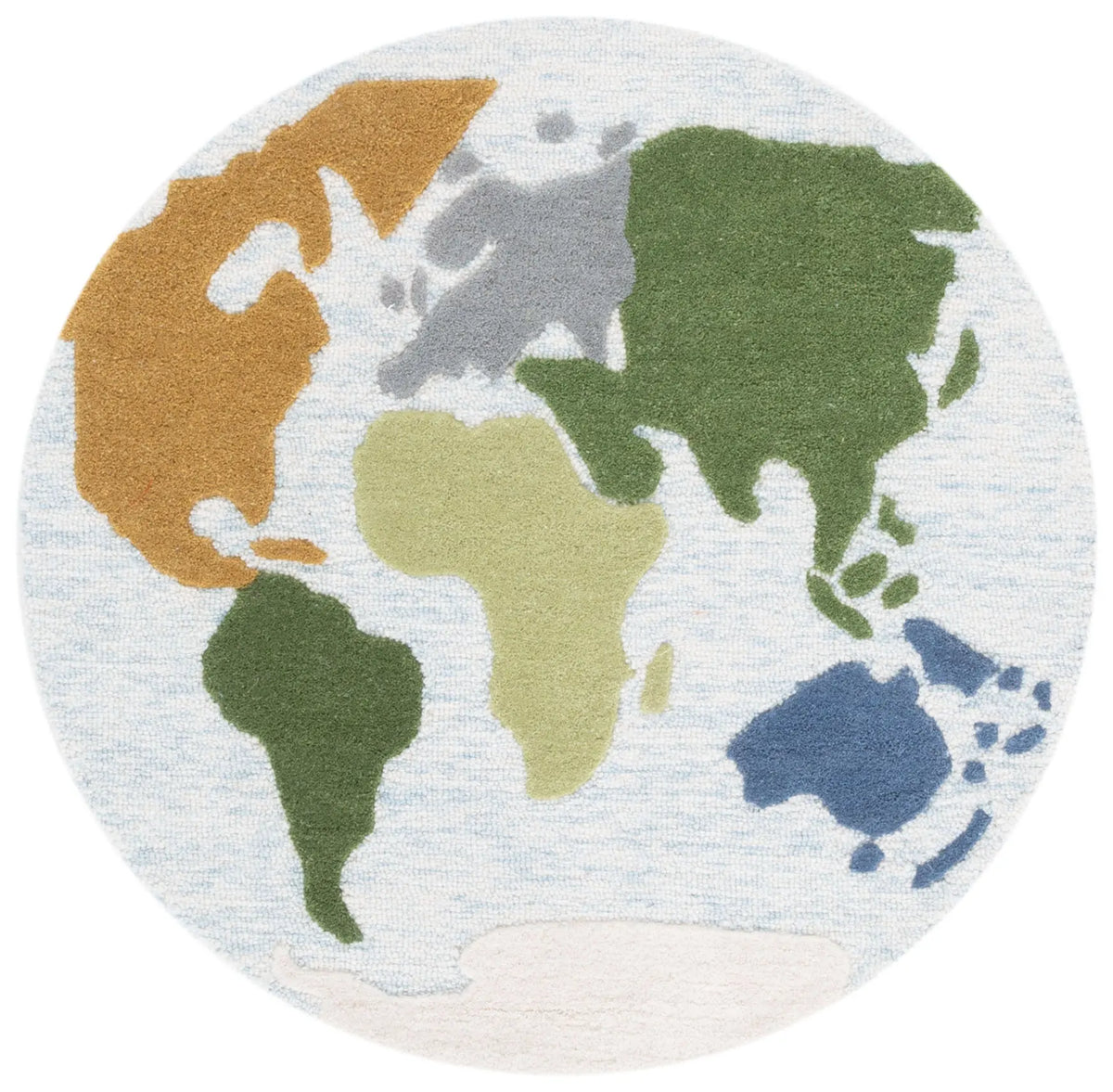 Safavieh Martha Stewart 300 3'-0" x 3'-0" Rug in Blue / Green