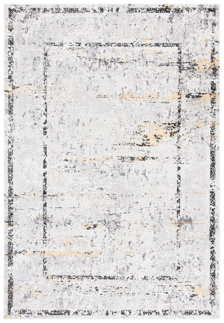 Safavieh Amelia 4'-5" x 6'-5" Rug in Grey / Gold