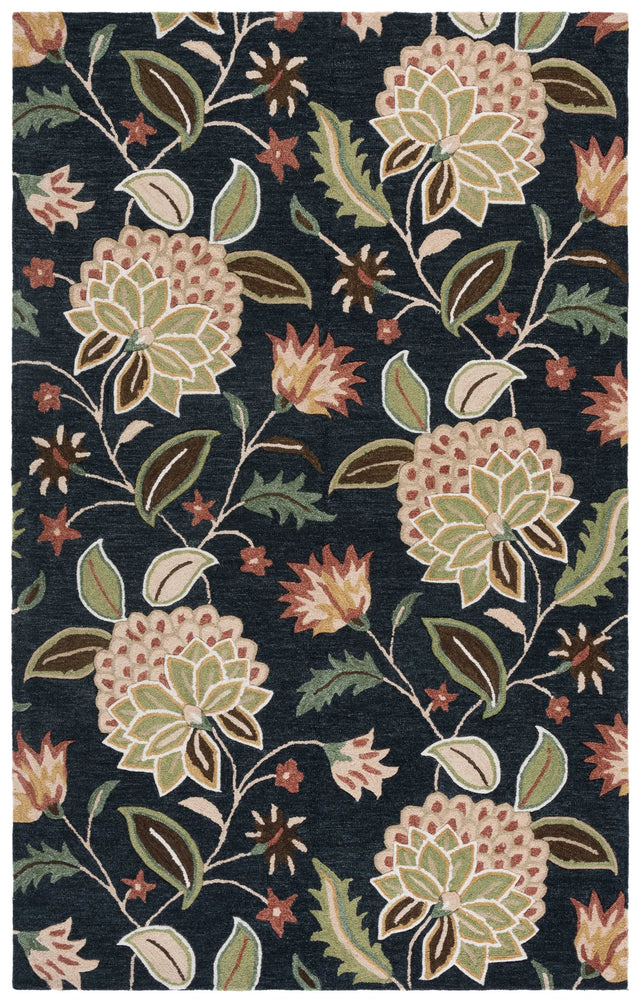 Safavieh Jardin 4'-0" x 6'-0" Rug in Blue / Light Green