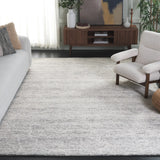 Safavieh Metro 10'-0" x 14'-0" Rug in Dark Grey / Ivory