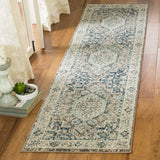Safavieh Phoenix 100 2'-3" x 8'-0" Rug in Grey / Blue