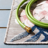 Safavieh Cabana 4'-0" x 6'-0" Rug in Grey / Navy