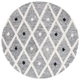 Safavieh Casablanca 6'-0" x 6'-0" Rug in Black / Ivory
