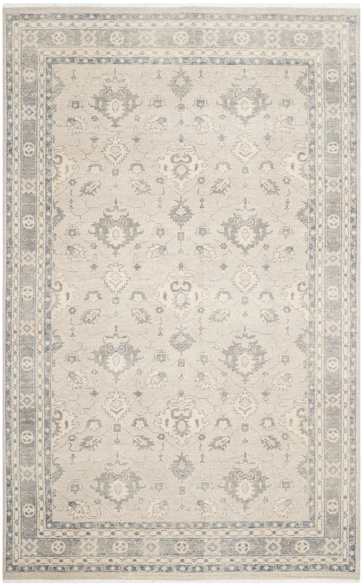 Safavieh Oushak 6'-0" x 9'-0" Rug in Silver