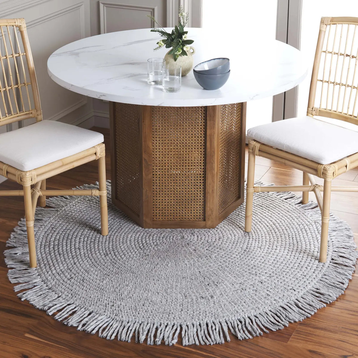 Safavieh Renewal 5'-0" x 5'-0" Rug in Light Grey