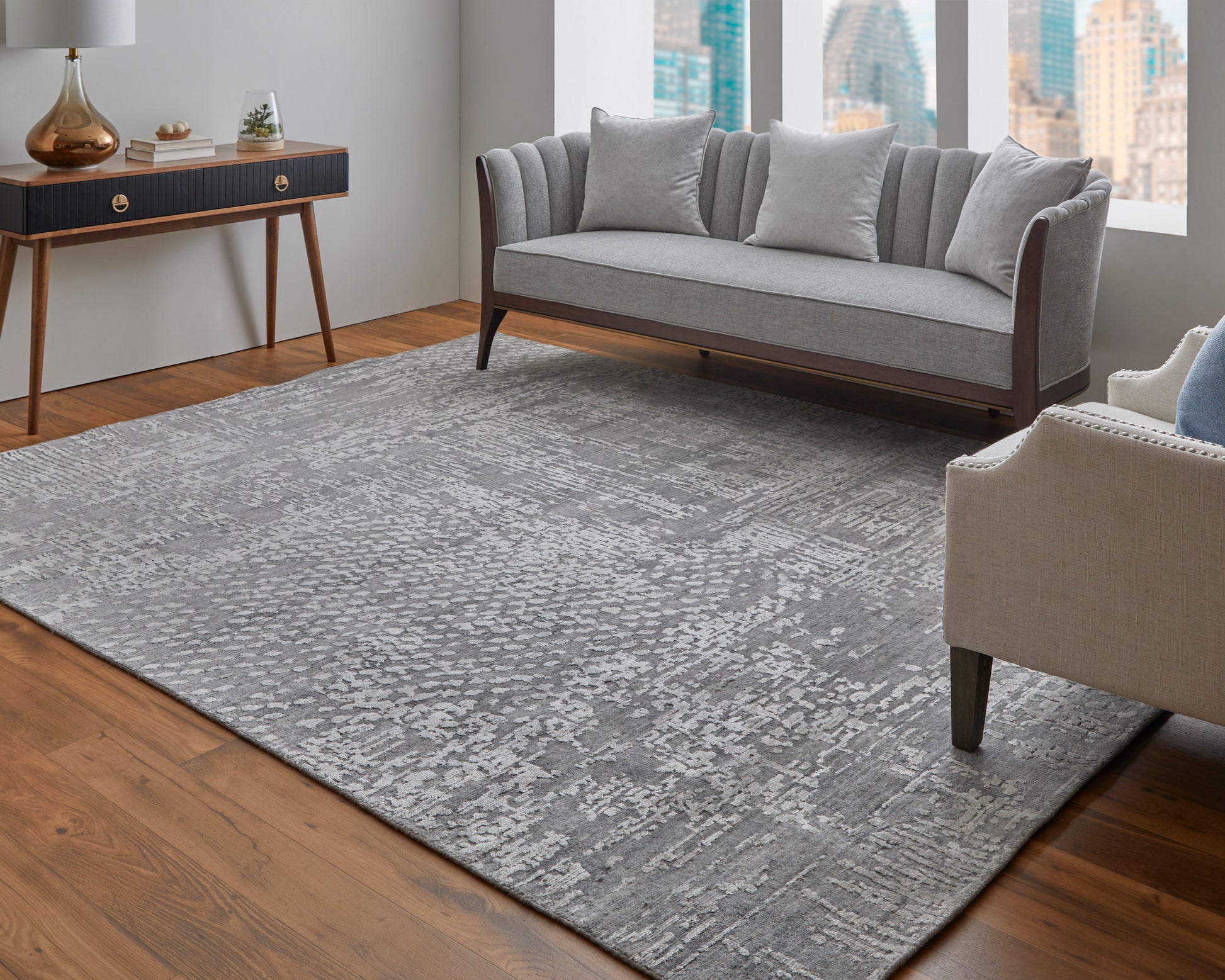 Feizy Eastfield Eas69A9F Gray Area Rug