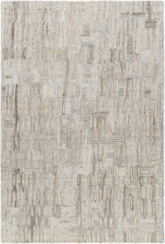 Surya Calgary Cgr-2300 Ash, Slate Grey Taupe, Pale Slate, Metallic - Silver, Pewter Area Rug