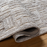 Surya Calgary Cgr-2300 Ash, Slate Grey Taupe, Pale Slate, Metallic - Silver, Pewter Rug.