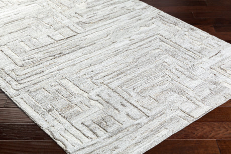 Surya Calgary Cgr-2302 Off-White, Taupe, Ivory, White Rug.