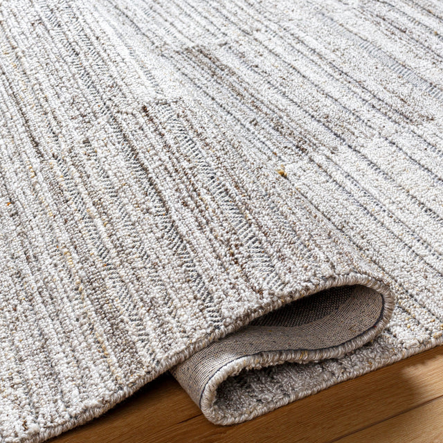 Surya Calgary Cgr-2303 Light Gray, Gray, Charcoal, Beige, Brown Rug.