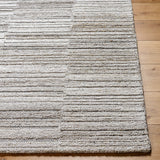 Surya Calgary Cgr-2303 Light Gray, Gray, Charcoal, Beige, Brown Rug.