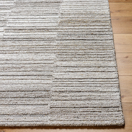 Surya Calgary Cgr-2303 Light Gray, Gray, Charcoal, Beige, Brown Rug.