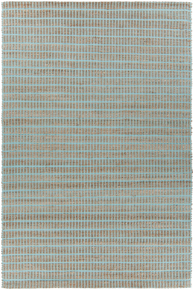 Chandra Abacus ABA-37500 Blue and Natural rug, flat view