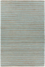 Chandra Abacus ABA-37500 Blue and Natural rug, flat view