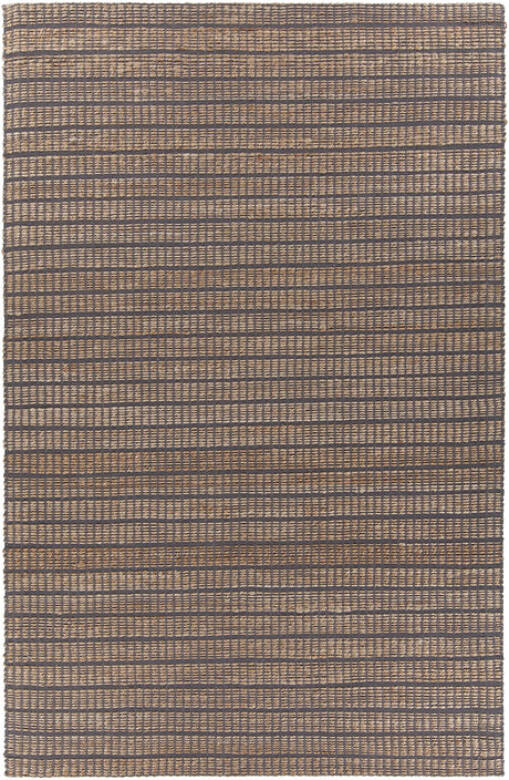 Chandra Abacus ABA-37501 Grey and Natural rug, flat view