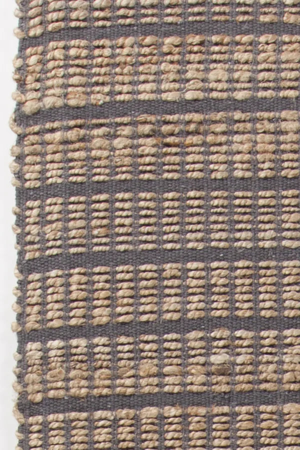 Chandra Abacus ABA-37501 Grey and Natural rug, texture close-up