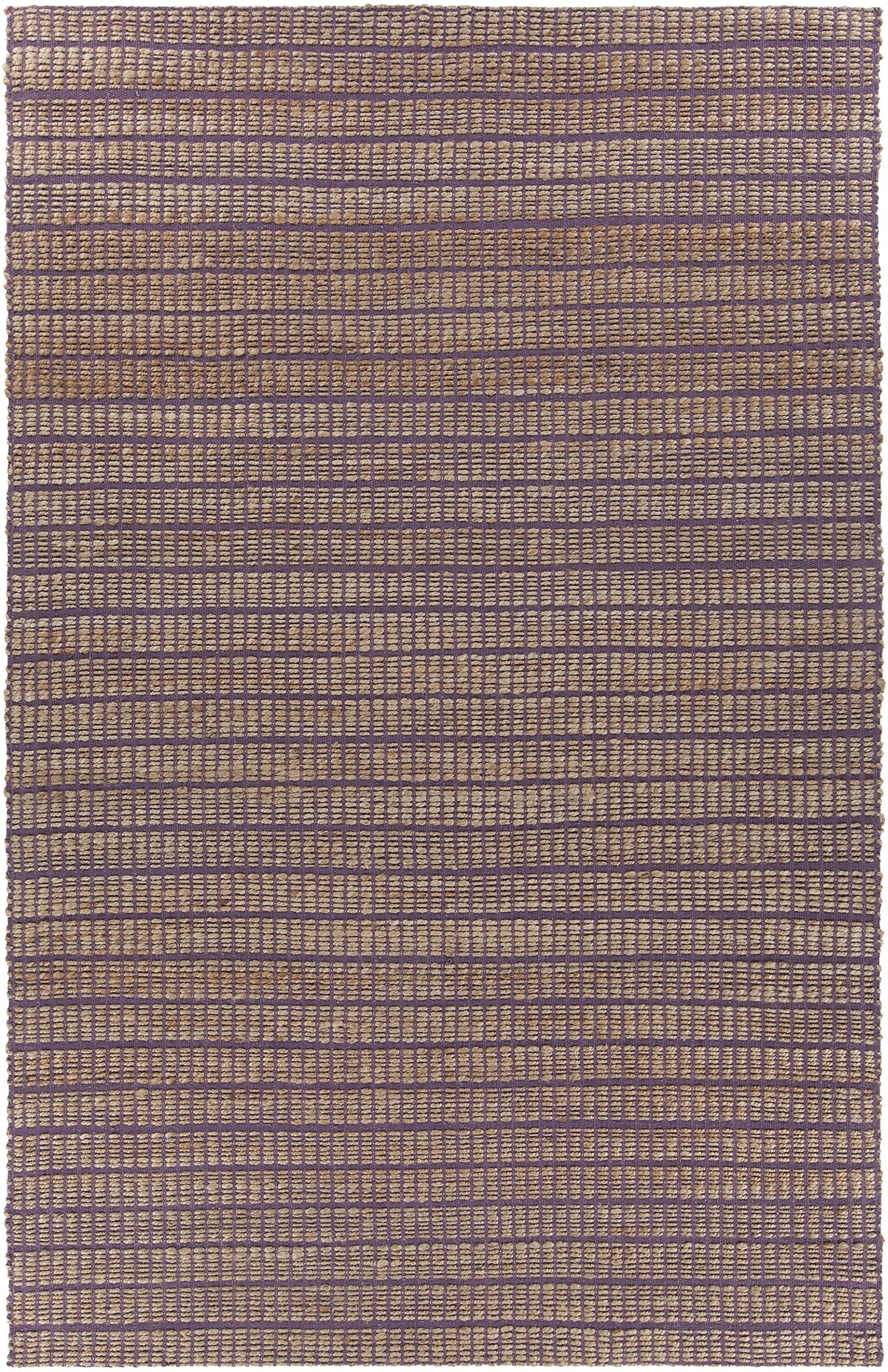 Chandra Abacus ABA-37503 Purple and Natural rug, flat view