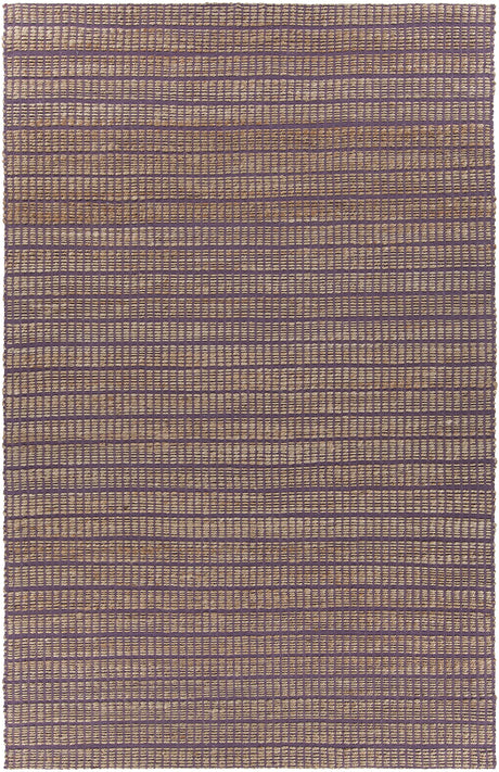 Chandra Abacus ABA-37503 Purple and Natural rug, flat view