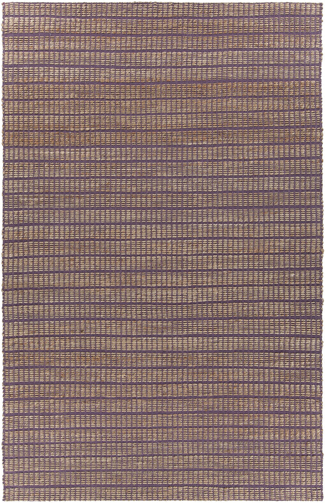 Chandra Abacus ABA-37503 Purple and Natural rug, flat view