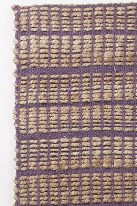 Chandra Abacus ABA-37503 Purple and Natural rug, texture close-up