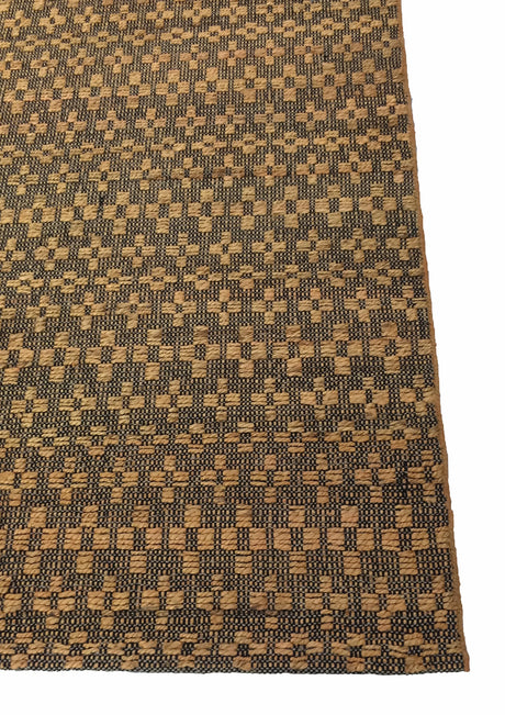 Chandra Abree ABR-52003 Gold and Black rug, corner detail