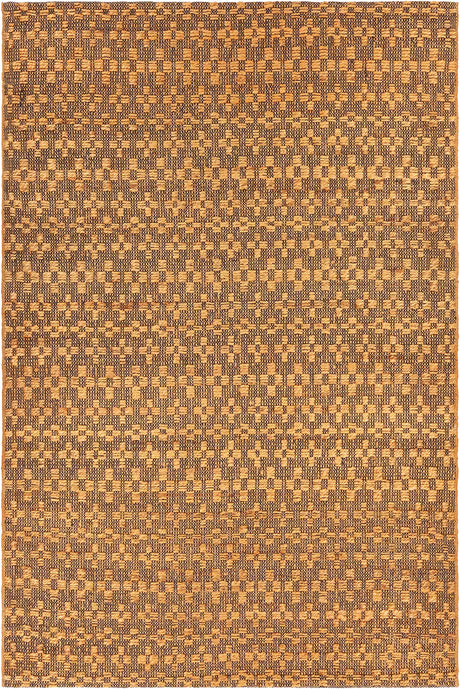 Chandra Abree ABR-52003 Gold and Black rug, flat view