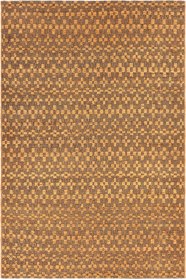 Chandra Abree ABR-52003 Gold and Black rug, flat view